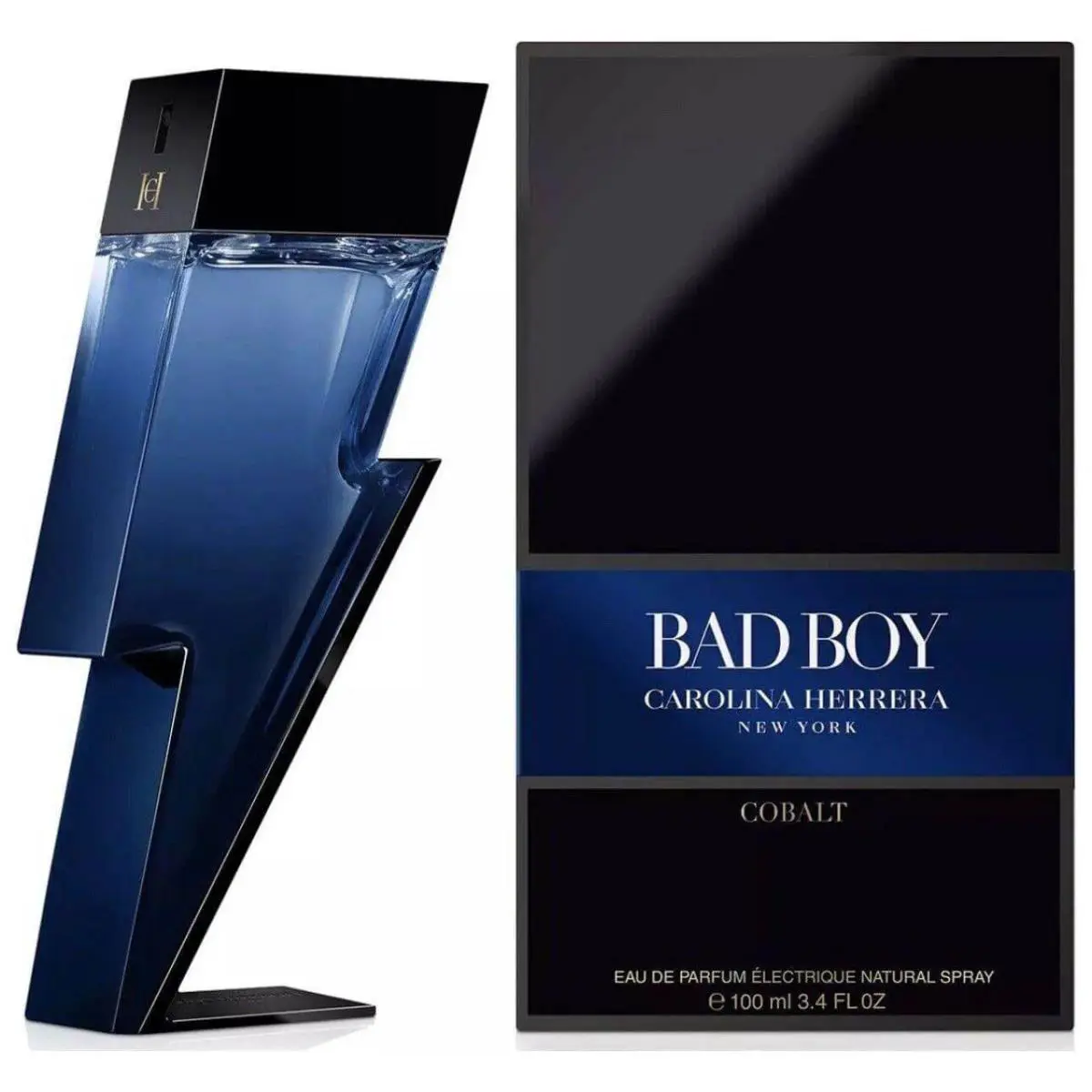 Bad Boy Cobalt by Carolina Herrera Cologne For Men Edp 3.3 / 3.4 oz