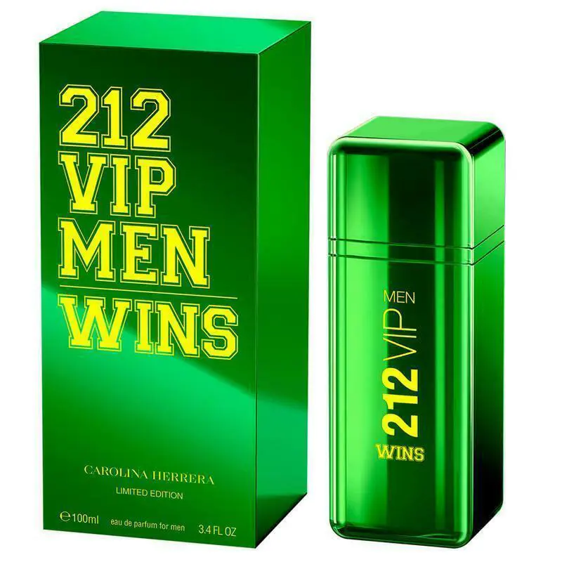 212 Vip Wins by Carolina Herrera 3.3/ 3.4 oz Edp Spray For Men Sealed