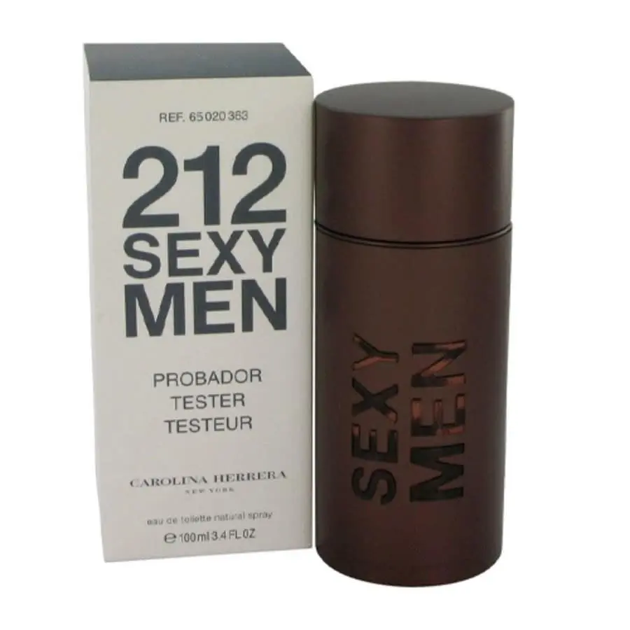 Men`s 212 Sexy Edt Spray 3.38 oz Tester Fragrances by Carolina Herrera