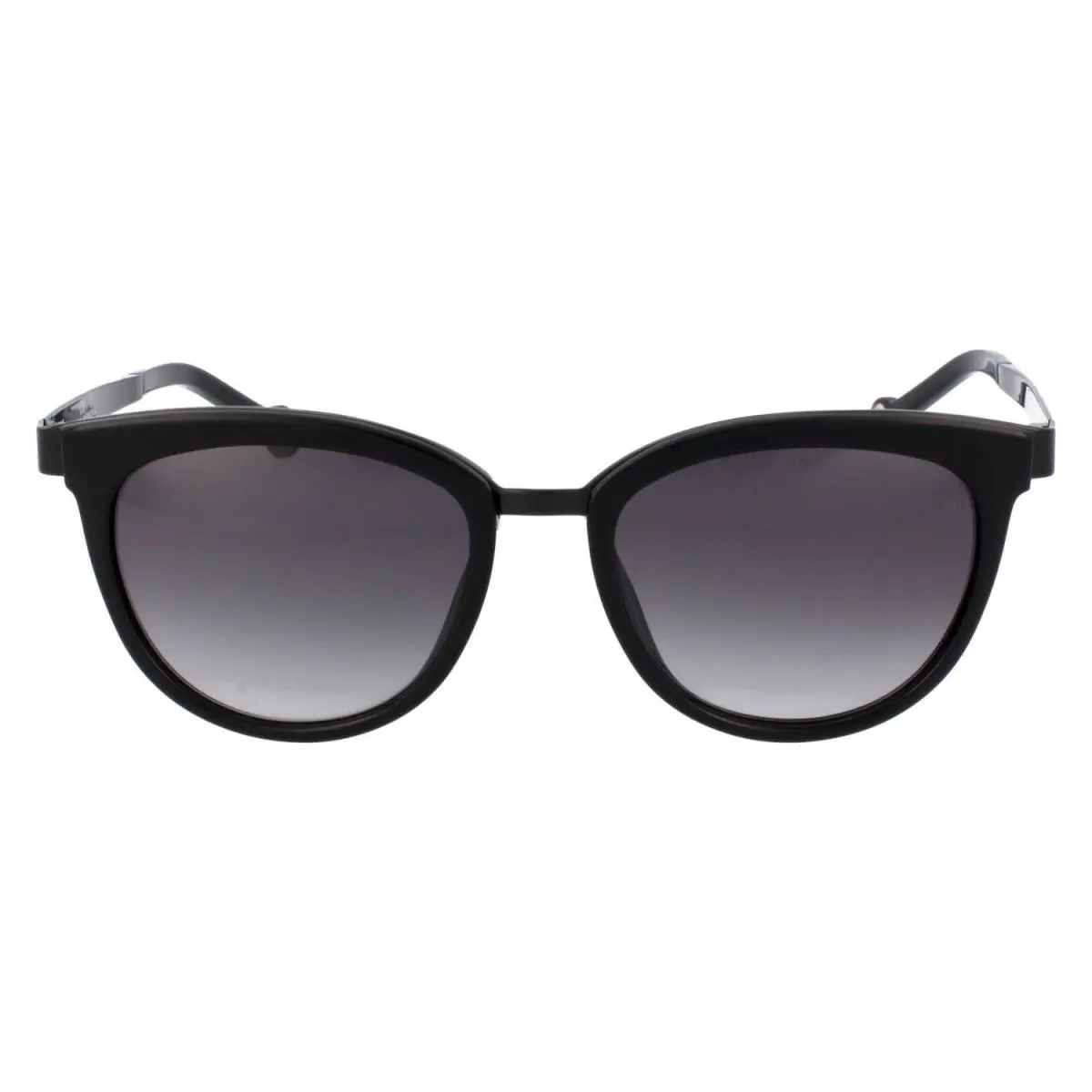 Carolina Herrera Sunglasses She 748 700F Shiny Black / Gradient Smoke 52 mm - Frame: Shiny Black, Lens: Smoke