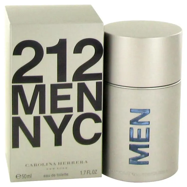 212 Carolina Herrera Eau De Toilette Spray Packaging 1.7 Oz Men 414597