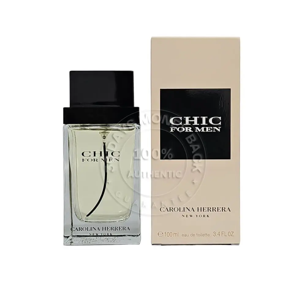 Chic For Men By Carolina Herrera Edt 3.4 oz / 100 ml