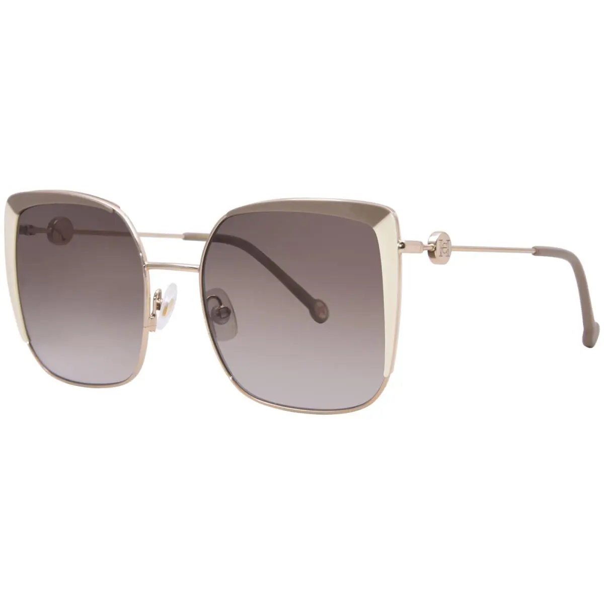 Carolina Herrera HER-0111/S T53HA Sunglasses Women`s Beige/ivory/brown 57mm