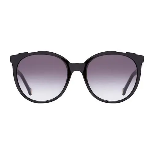 Carolina Herrera Sunglasses She 794 0700 Black/white Round 53mm - Black, White