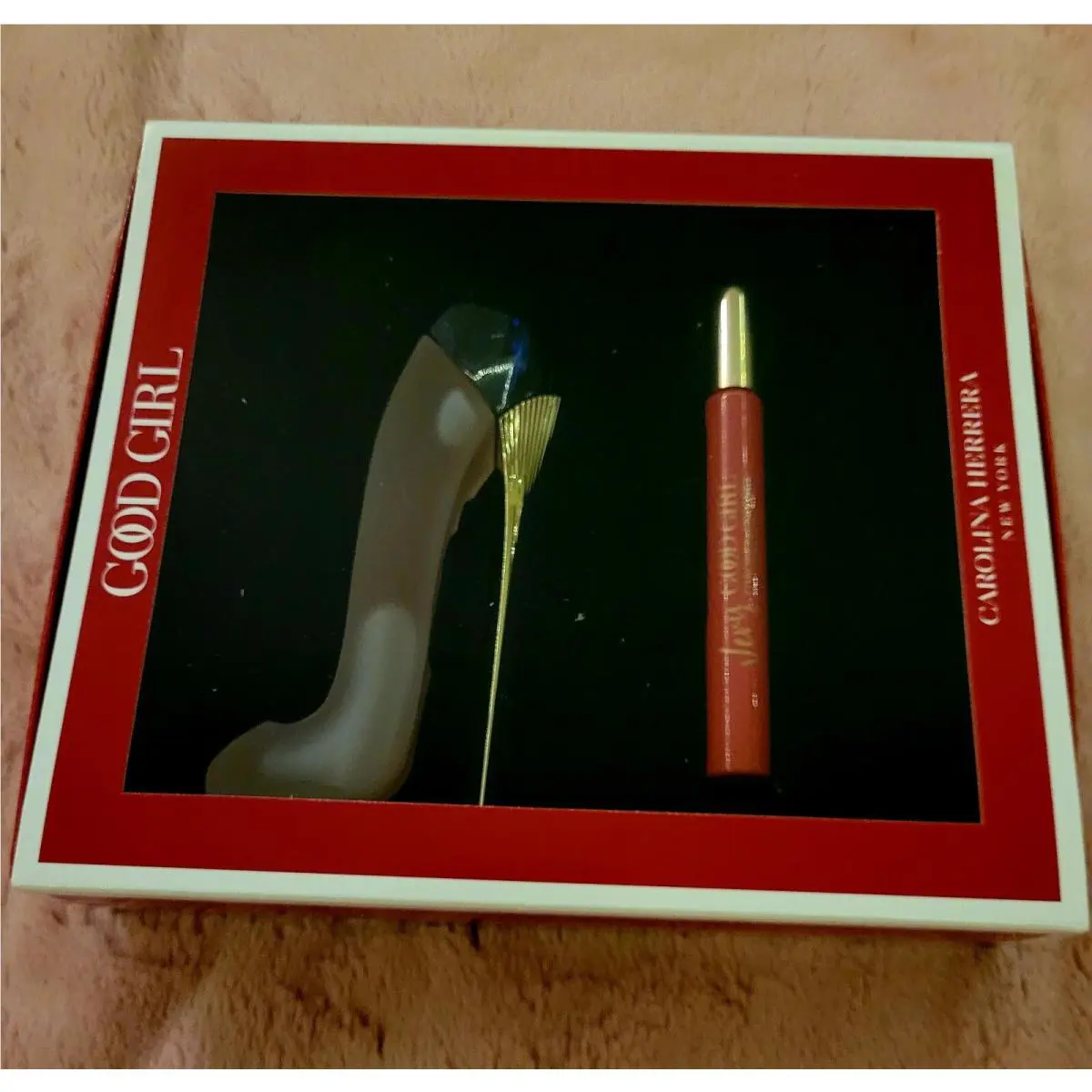 Girl Carolina Herrera Hair Mist and Fragrance Rollerball Edp Set