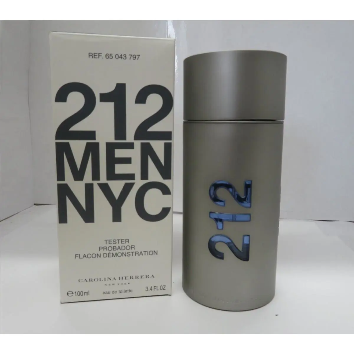 212 Men Nyc BY Carolina Herrera Eau DE Toilette Spray 3.4 FL OZ/100 ML TT Men