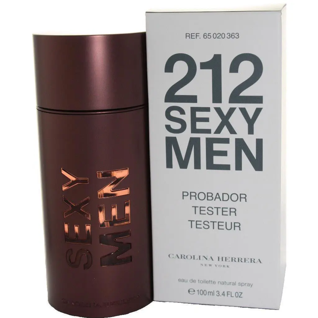 212 Sexy by Carolina Herrera 3.4/3.3 Edt Spray For Men - in Tester Box