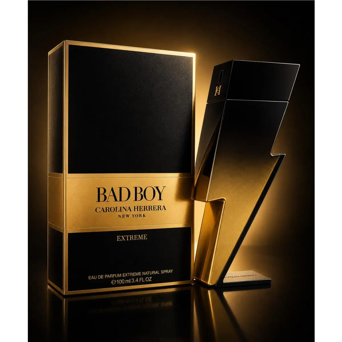 Bad Boy Extreme  Cologne Edp 3.3 / 3.4 oz by Carolina Herrera
