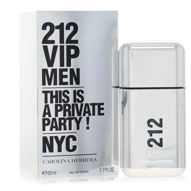 212 Vip by Carolina Herrera Eau De Toilette Spray 1.7 oz For Men