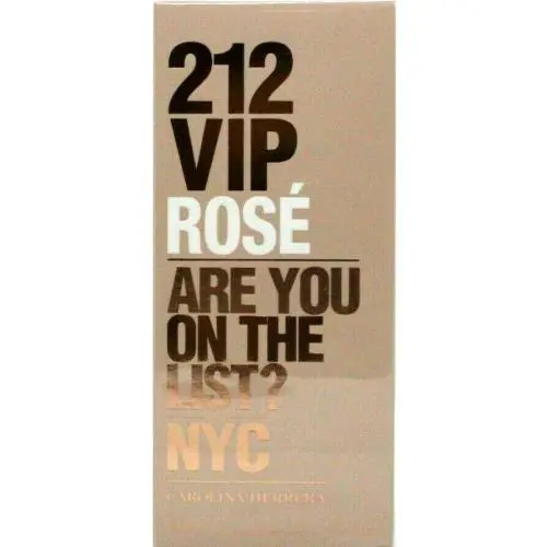 Carolina Herrera 212 Vip Rose Eau DE Parfum Spray For Women 2.7 Oz / 80 ml