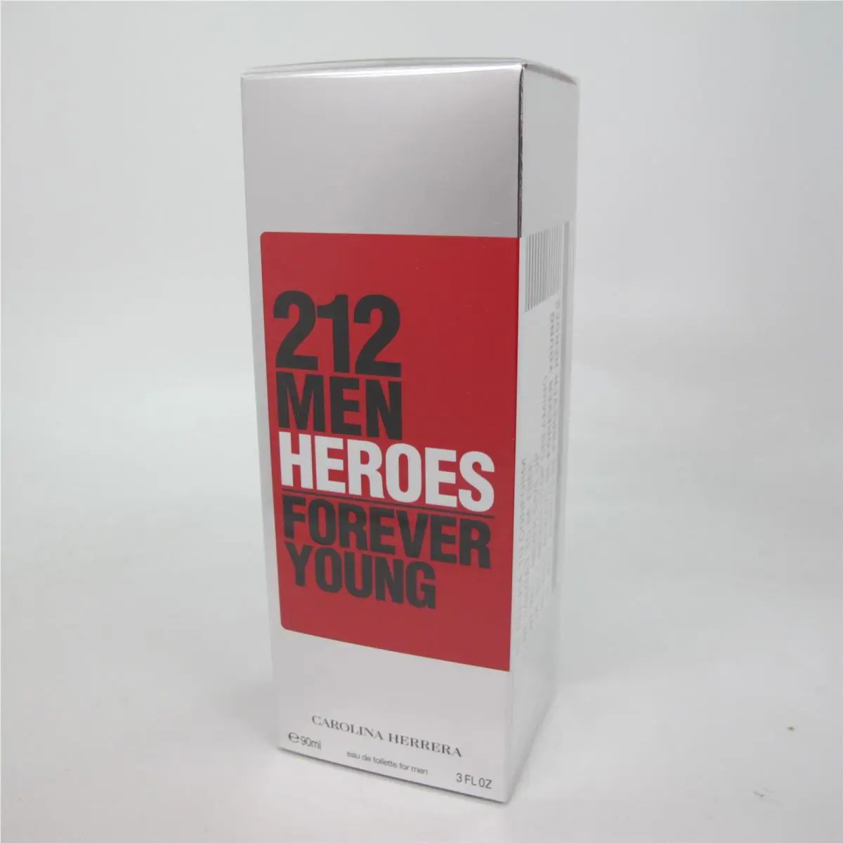 212 Men Heroes Forever Young by Carolina Herrera 90 ml/3.0 oz Edt Spray
