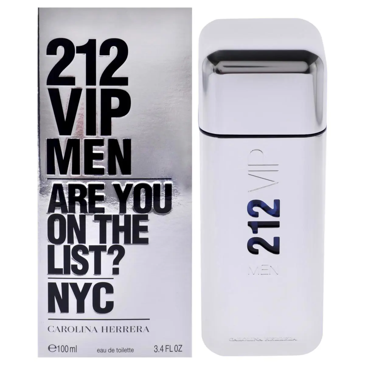 212 Vip by Carolina Herrera - 3.4 oz Edt Spray Cologne For Men