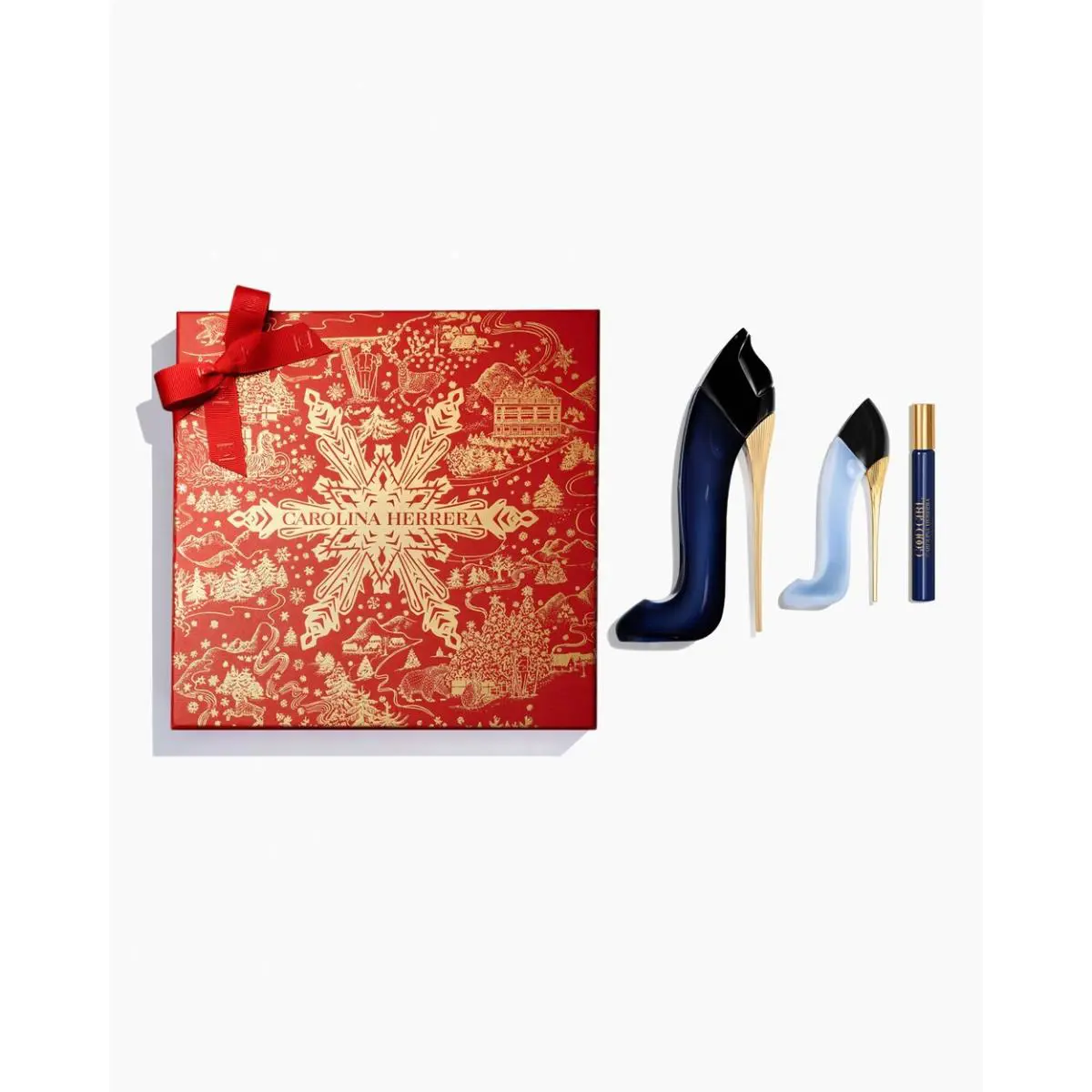 Carolina Herrera Set Good Girl 3 Pcs Gift Set 2.7 oz Edp + 1 oz Hair Mist + 0.34oz Edp Spray -new