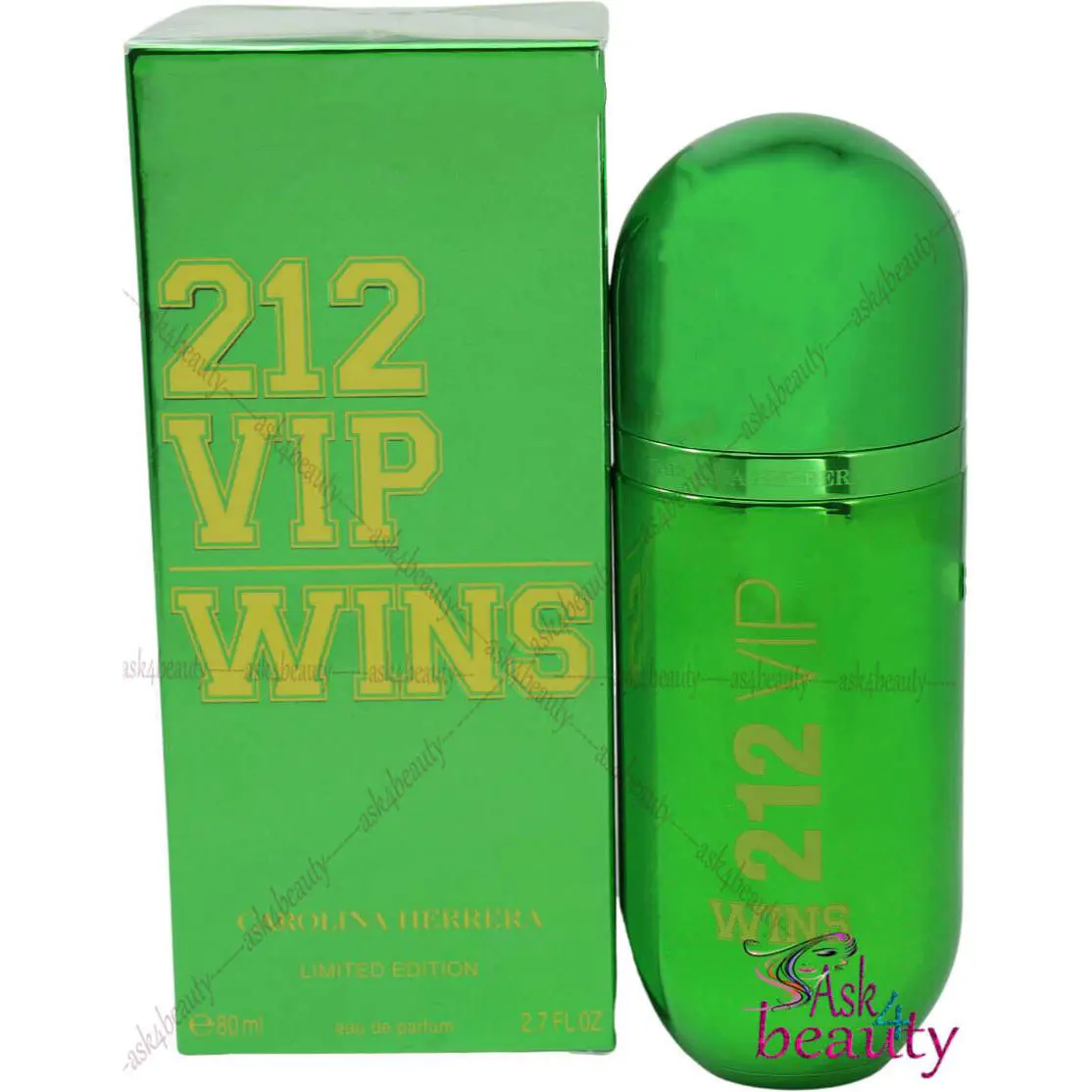 212 Vip Wins by Carolina Herrera Limited Edition Edp 2.7oz Spray