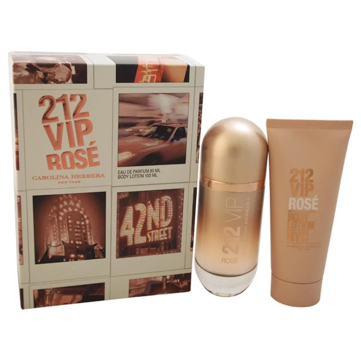 212 Vip Rose by Carolina Herrera - 2 Pc Giftset For Women