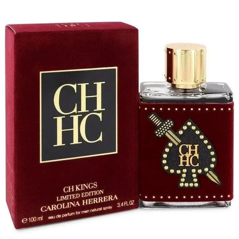 Men Carolina Herrera CH Kings 3.4oz 100ml Eau de Parfum / / Rare