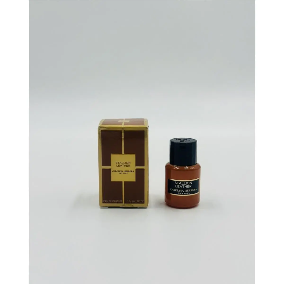 Carolina Herrera Confidential Stallion Leather 5ml Parfum Travel Sz Splash