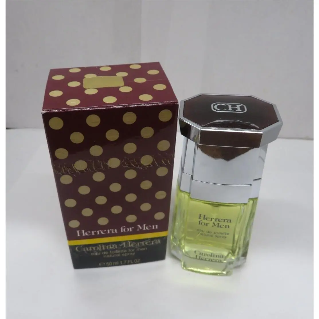 Herrera For Men By  Eau De Toilette Spray 1.7 oz/50 ml Vintage by Carolina Herrera