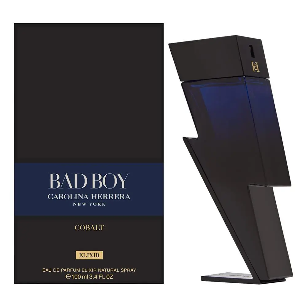 Bad Boy Cobalt Elixir by Carolina Herrera For Men 3.4 oz Edp Elixir Spray