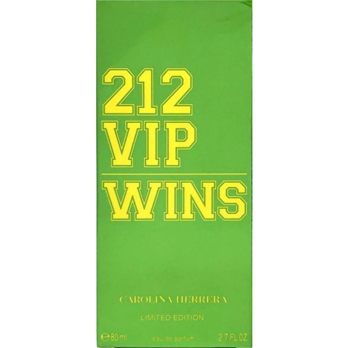 Carolina Herrera 212 Vip Wins Eau DE Parfum Spray For Women 2.7 Oz / 80 ml