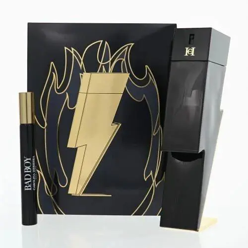 Bad Boy Carolina Herrera 2 Pc Set 3.4 Oz Eau De Toilette Spray 0.34 Spray