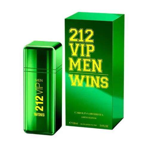 212 Vip Men Wins by Carolina Herrera 3.4oz Edp For Men Box