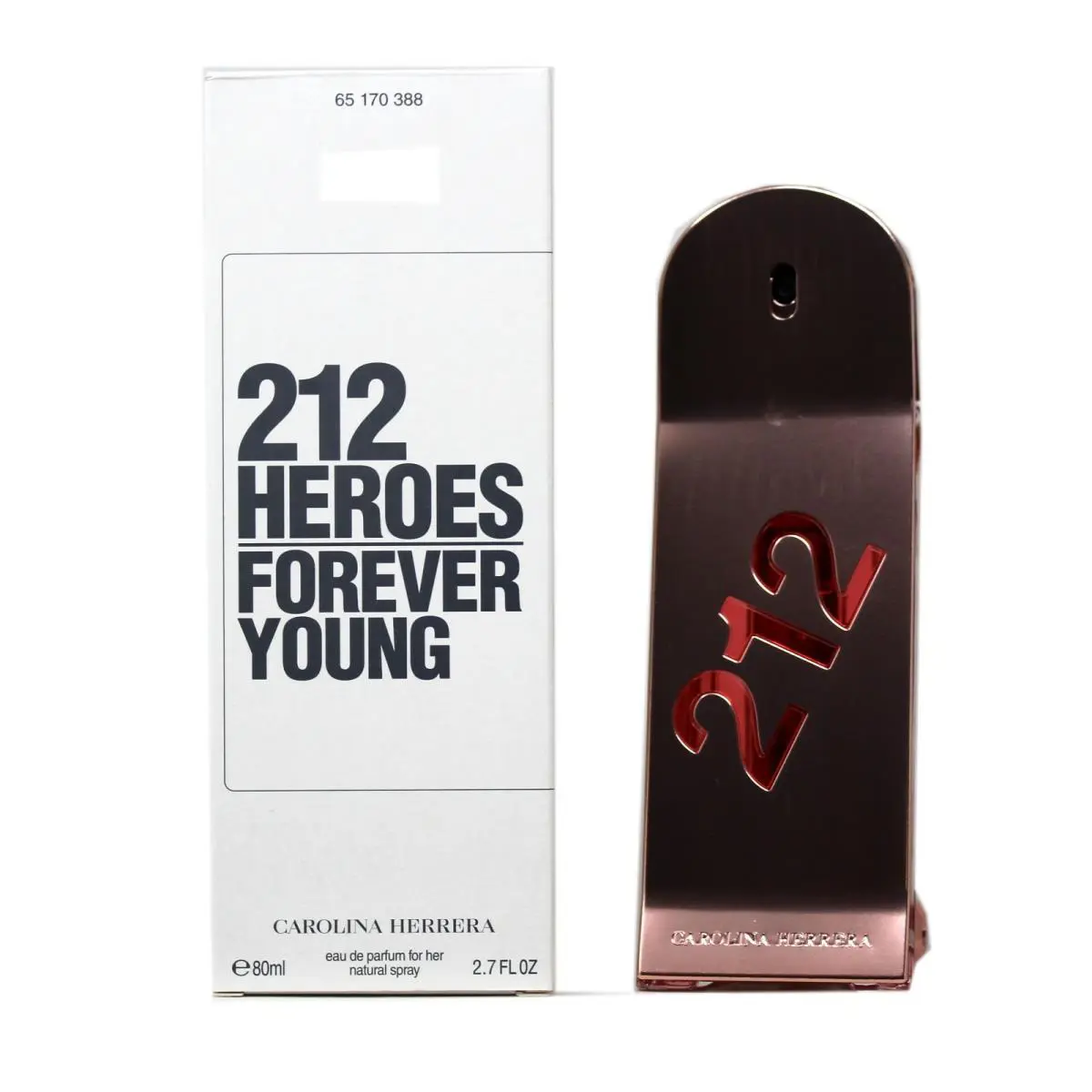 Carolina Herrera CH 212 Heroes Forever Young Eau DE Parfum Spray For Her 80 ML/2.7 Fl.oz. T
