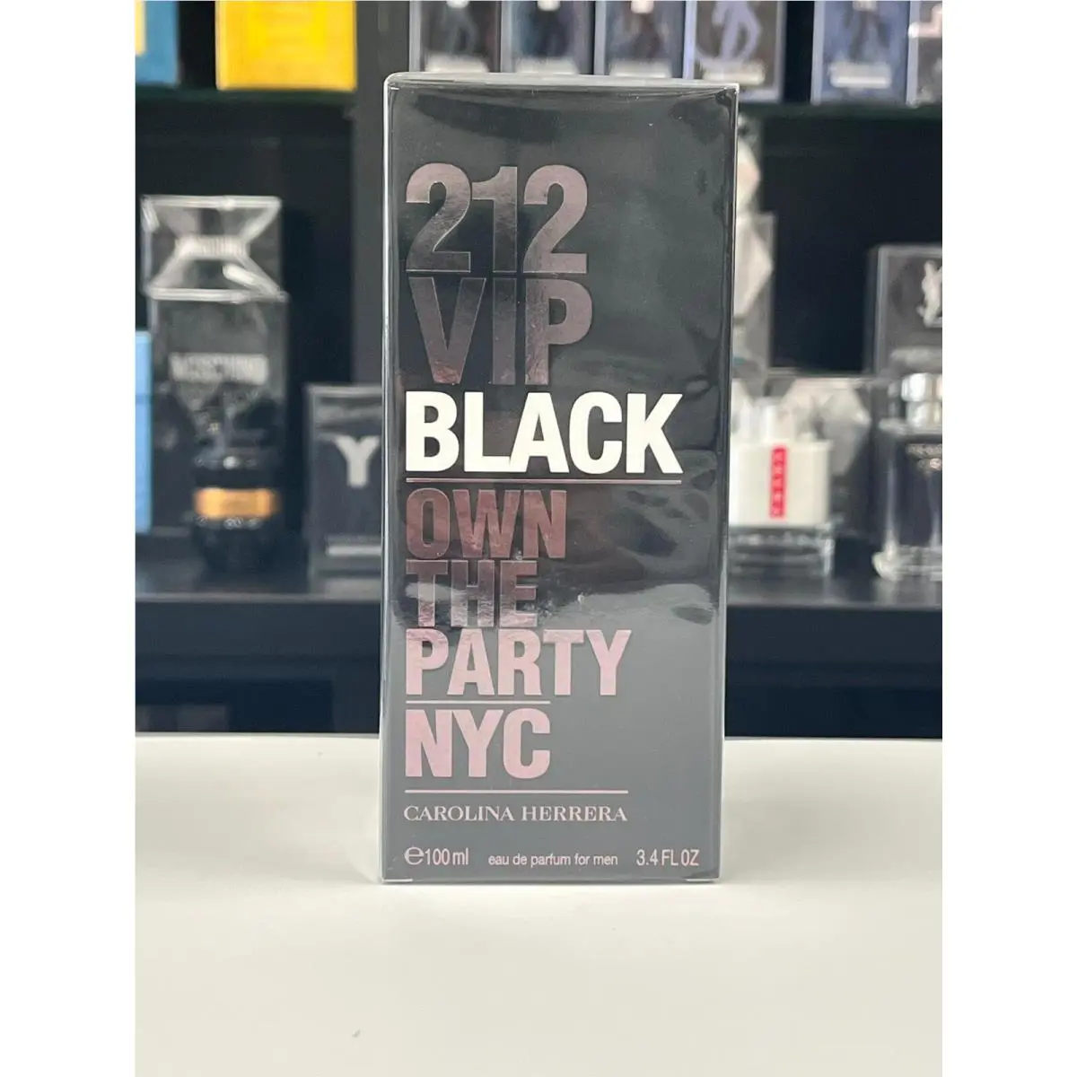 Carolina Herrera 212 Vip Black Eau de Parfum For Men 3.4 Fl. Oz. / 100ml
