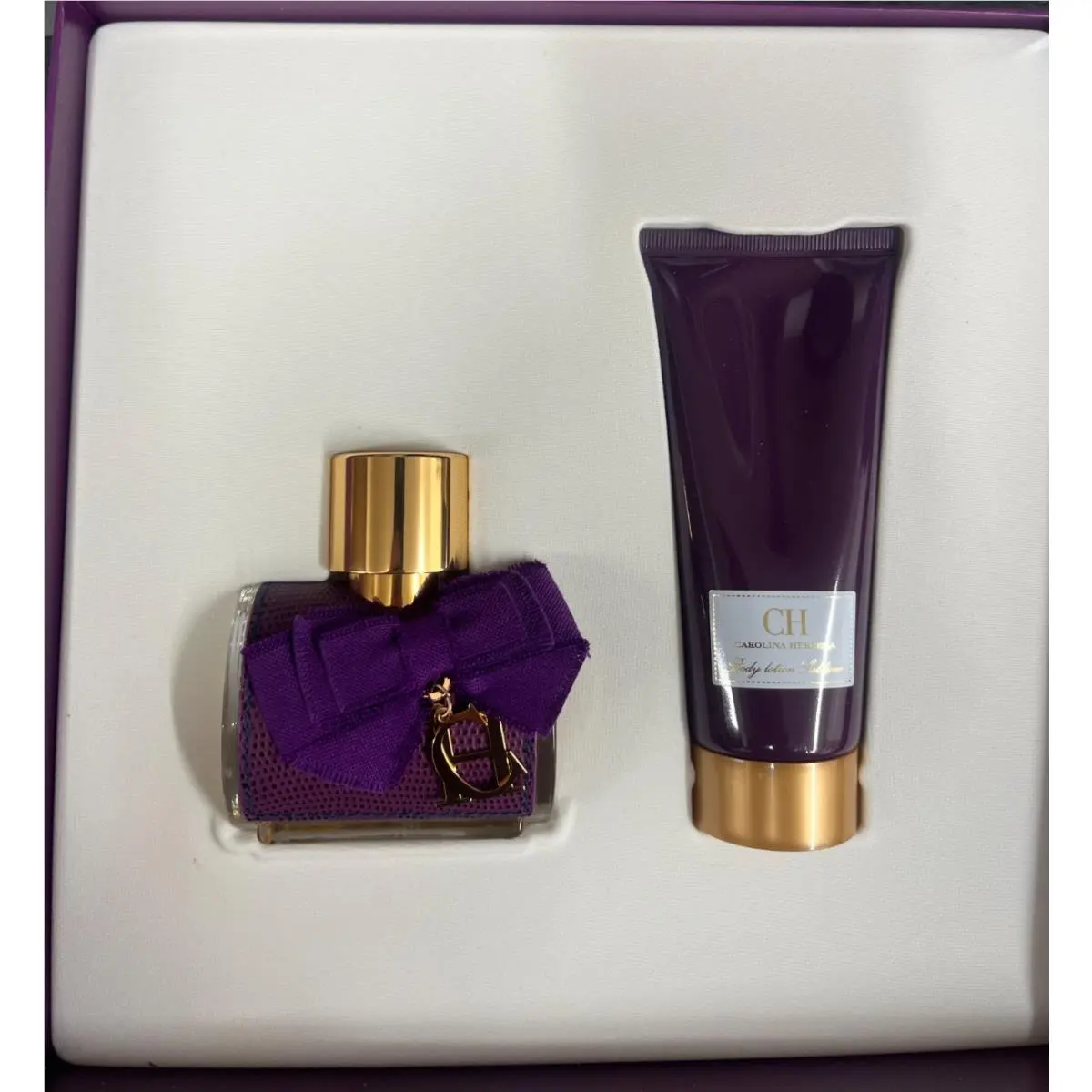 CH Sublime Set 1.7 Oz Eau De Parfum Sublime + Body Lotion 3.4 by Carolina Herrera