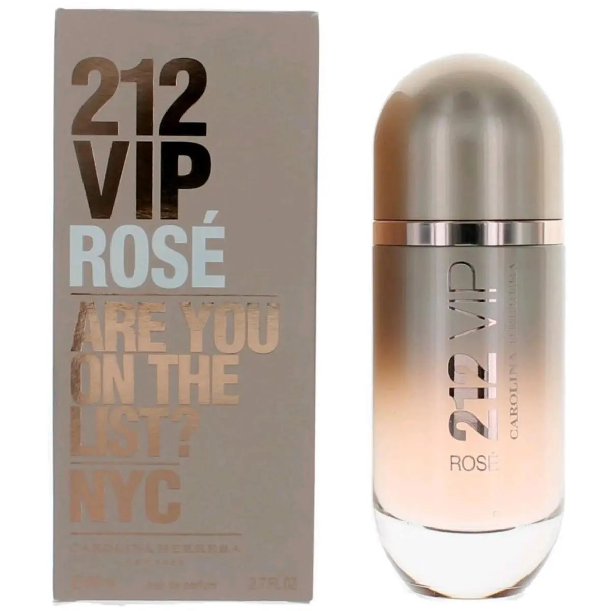 Women`s Eau De Parfum Spray 212 Vip Rose Captivating 2.7 oz by Carolina Herrera