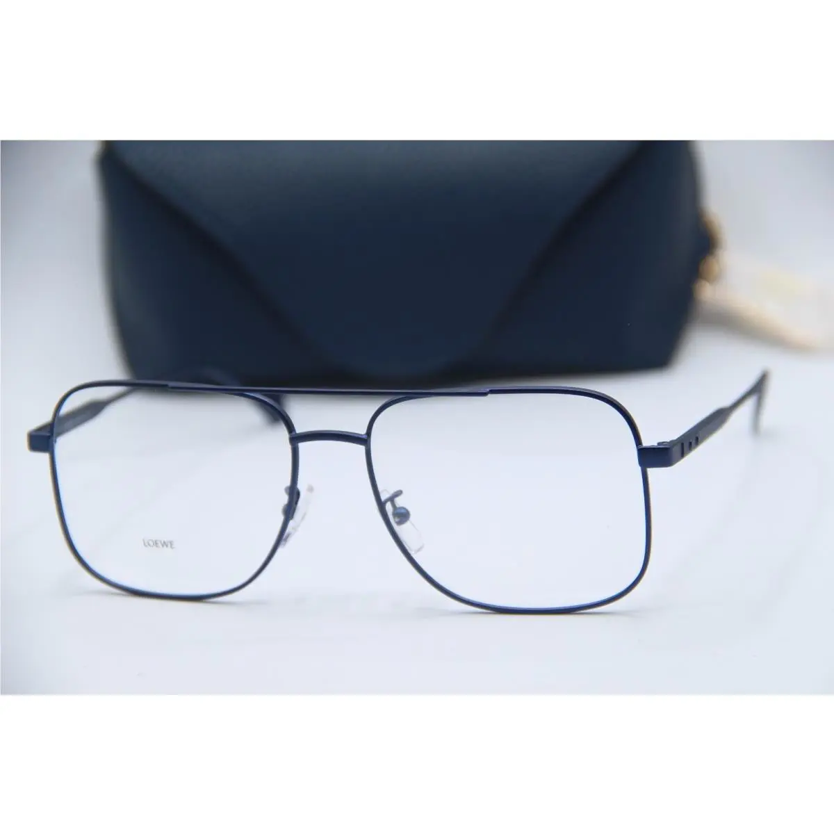 Loewe LW50006U 090 Blue Eyeglasses W/case 56-16