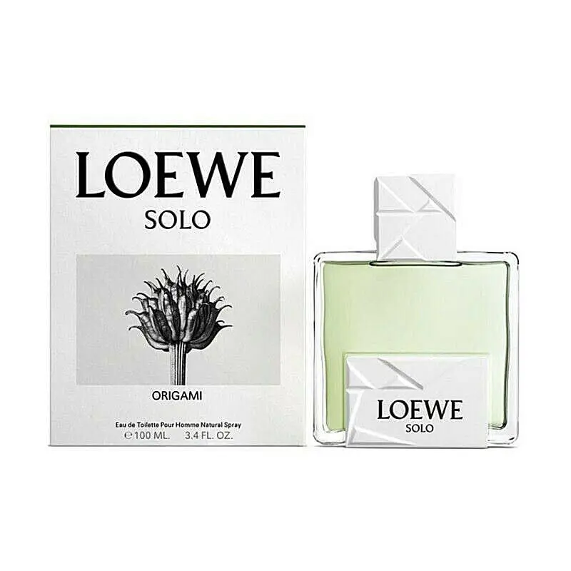 Solo Origami Classic Eau De Toilette Spray Edt 100 ml / 3.4 oz by Loewe