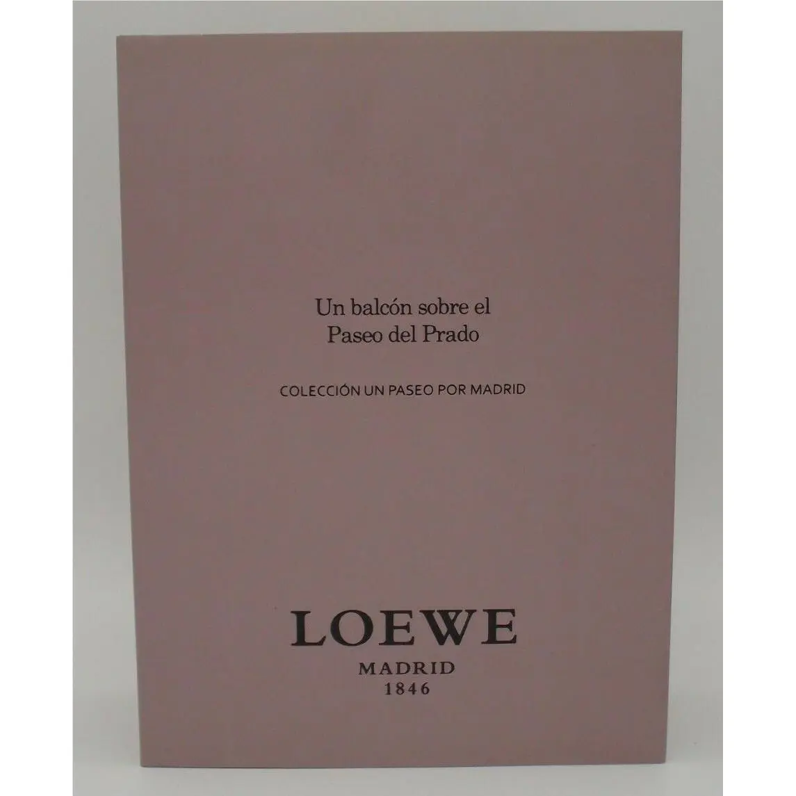 Loewe Madrid 1846 UN Balcon Sobre EL Paseo Del Prado Edp Spray 3.4oz/100ml