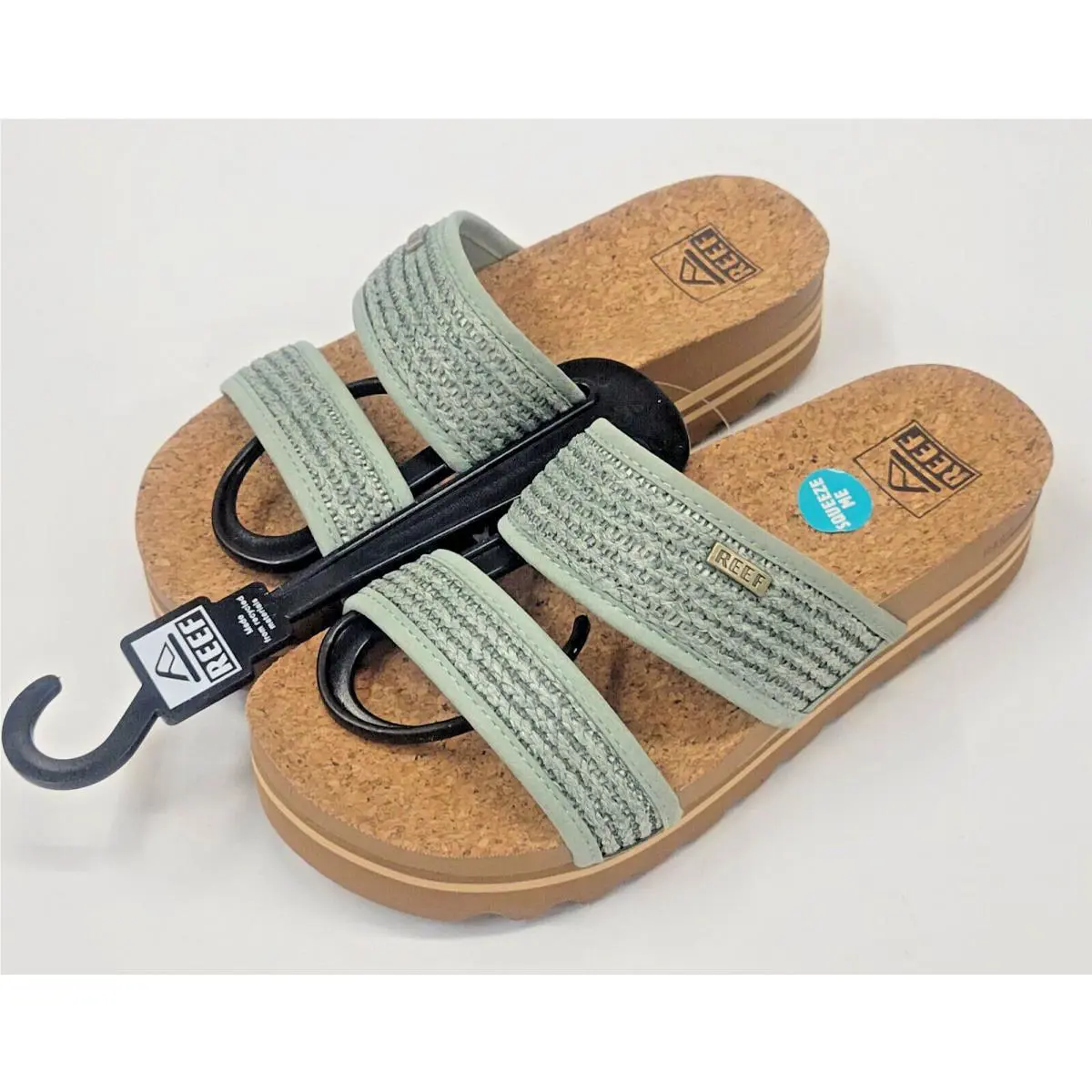Reef Womens Cushion Vista Hi Frosty Raffia 5