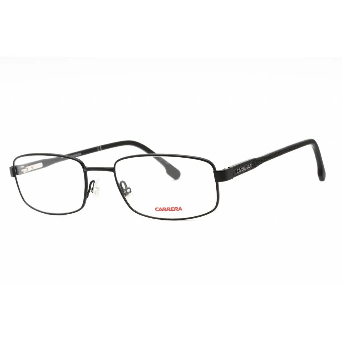 Carrera Men`s Eyeglasses Matte Black Metal Rectangular Frame Carrera 264 0003 00