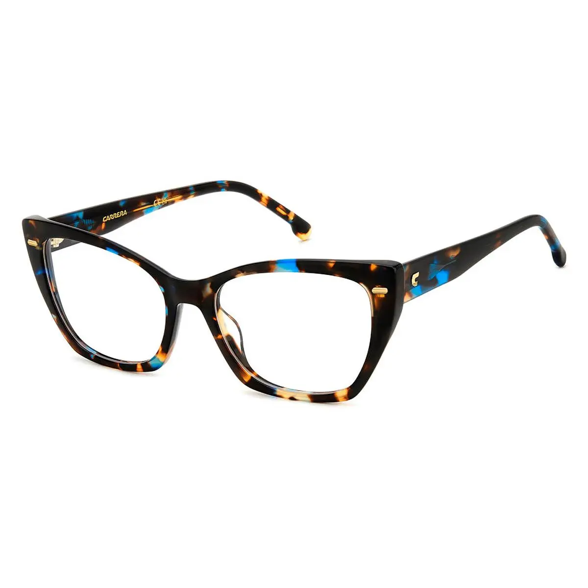 Carrera 3036 Eyeglasses Women Brown Blue Havana 54mm