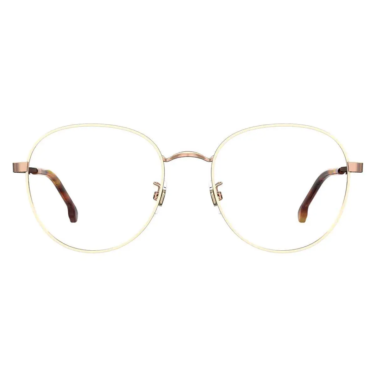 Carrera Car Eyeglasses Women White Copper Gold 53mm
