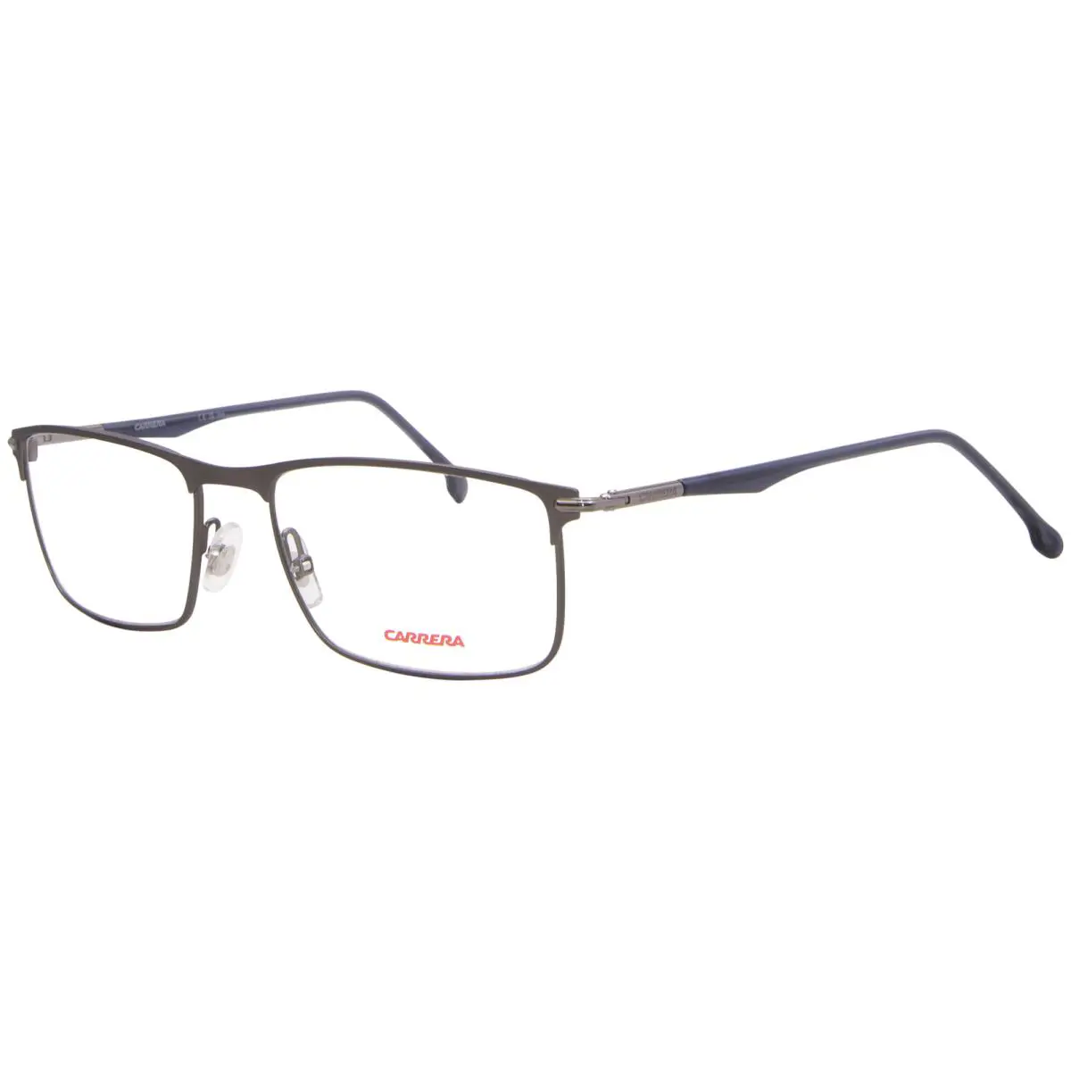 Carrera 288 R80 Eyeglasses Men`s Matte Ruthenium Full Rim Rectangle Shape 55mm
