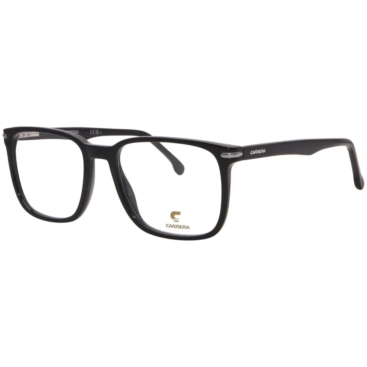 Carrera 309 807 Eyeglasses Men`s Black Full Rim Rectangle Shape 54mm