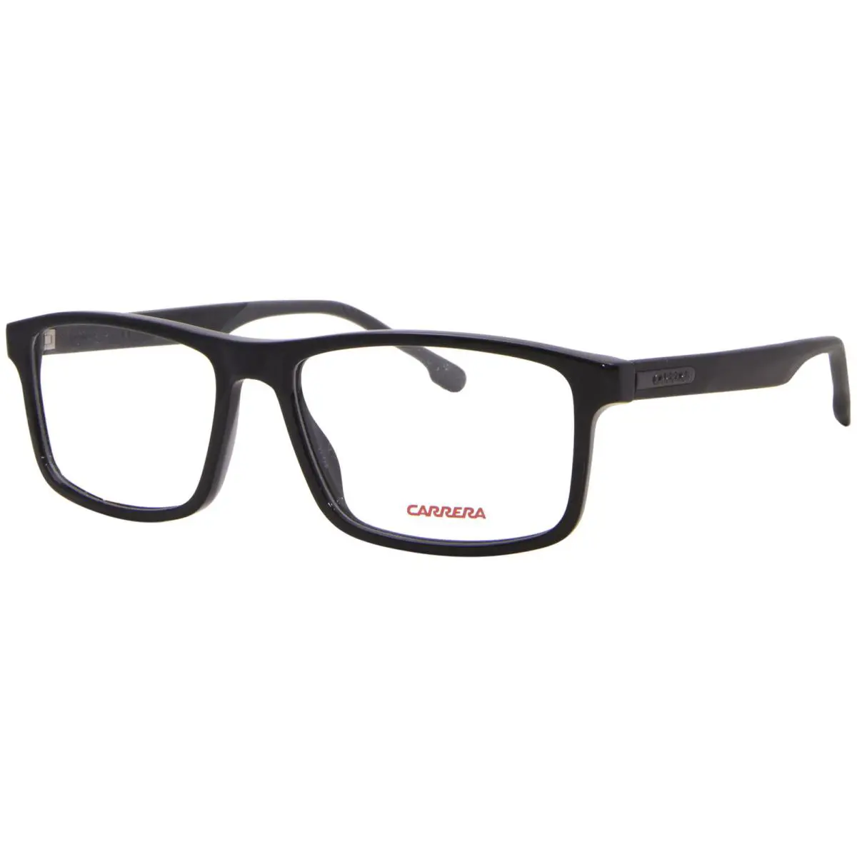 Carrera 8865 807 Eyeglasses Frame Men`s Black Full Rim Rectangle Shape 55mm