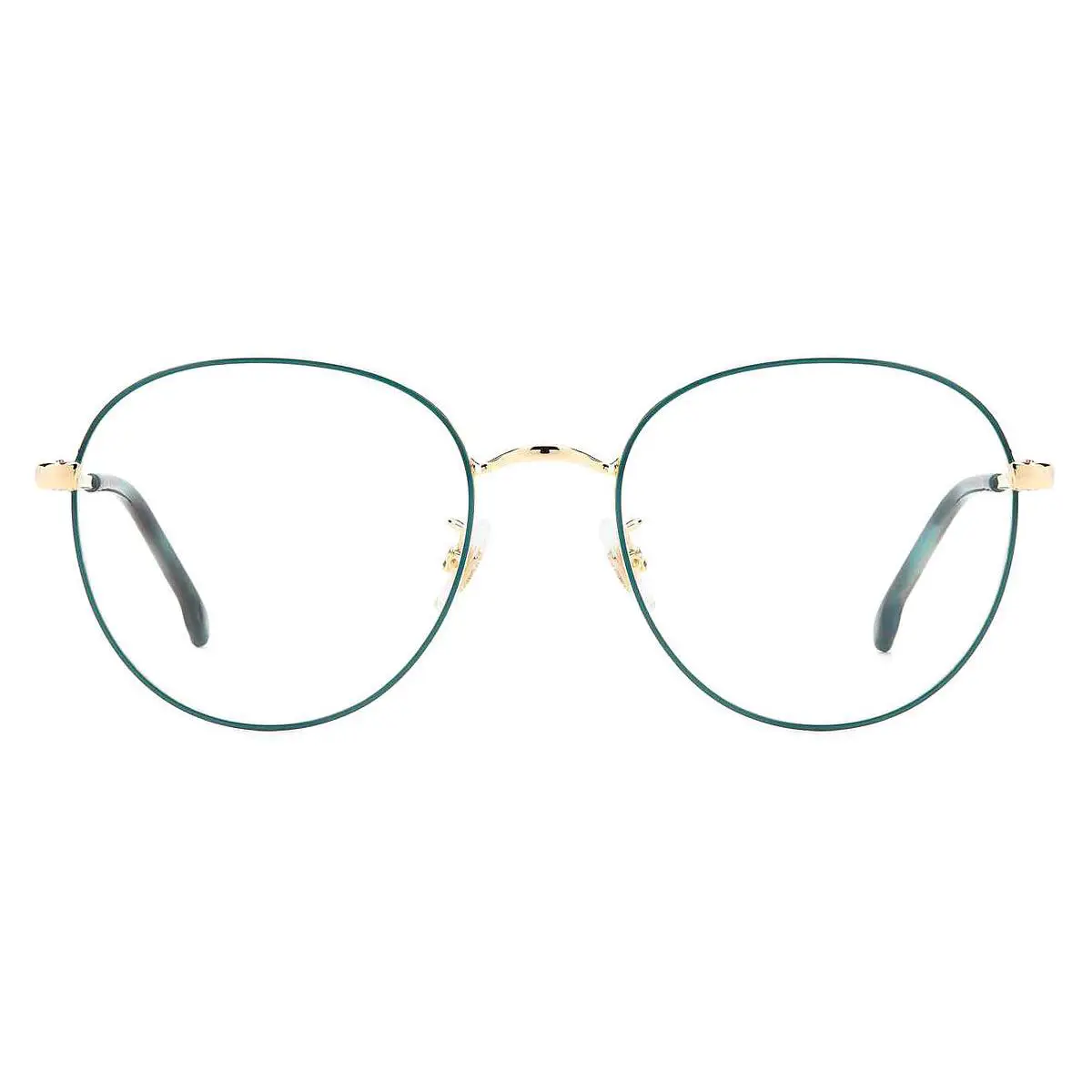 Carrera Car Eyeglasses Women Teal Gold 53mm