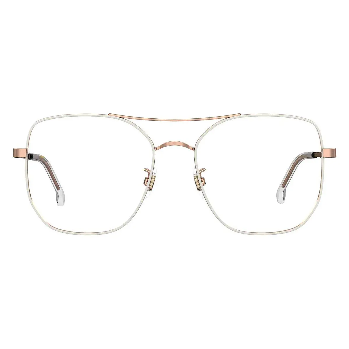 Carrera Car Eyeglasses Women White Copper Gold 53mm