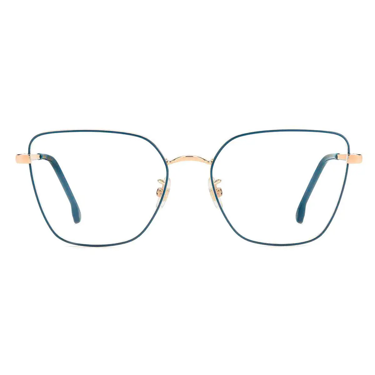 Carrera Car Eyeglasses Women Gold Teal 55mm