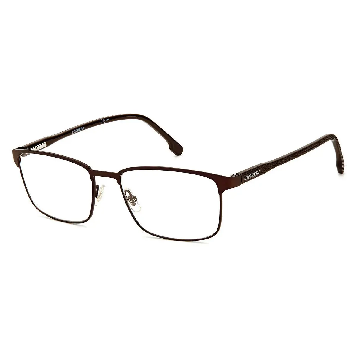 Carrera 262 Eyeglasses Men Brown Rectangle 57mm
