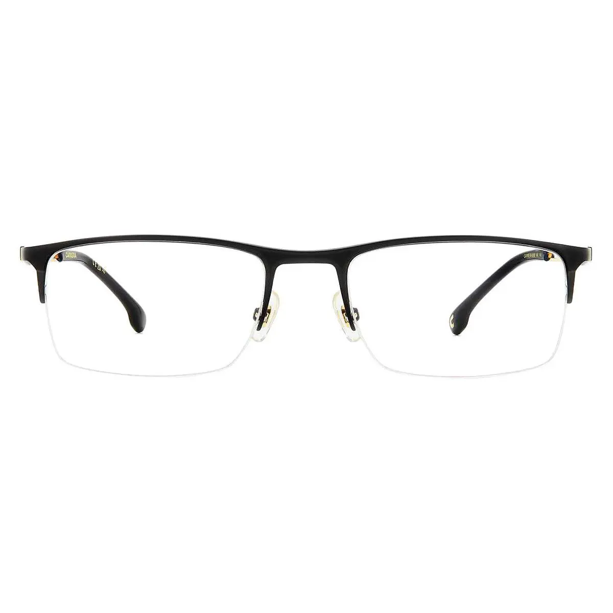 Carrera Car Eyeglasses Men Matte Black Gold 55mm - Frame: Matte Black Gold, Lens: Demo