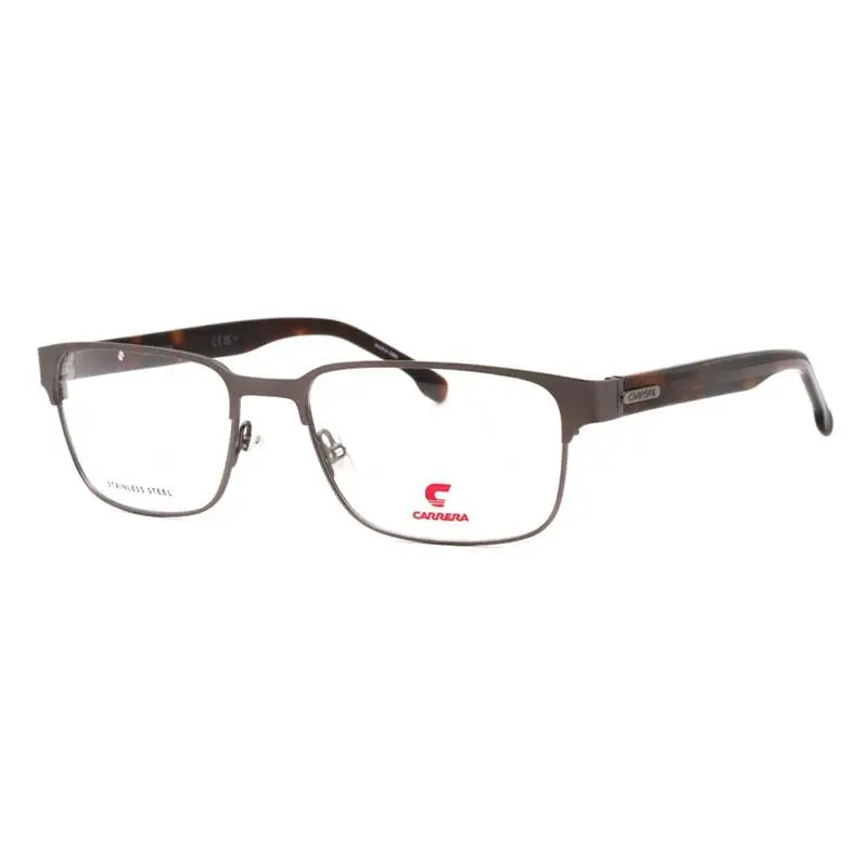 Carrera 8891 Eyeglasses Eye Glasses 0CAG00 56mm Men - Frame: Matte Dark Ruthenium, Lens: Clear Demo Lenses, Code: 0CAG00