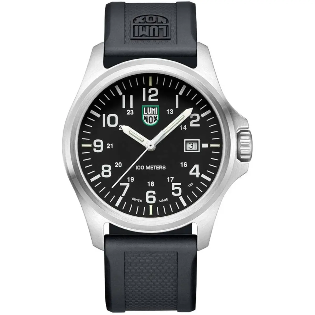Men`s Watch G Steel Black Dial Polyurethane Strap X2.2501 by Luminox