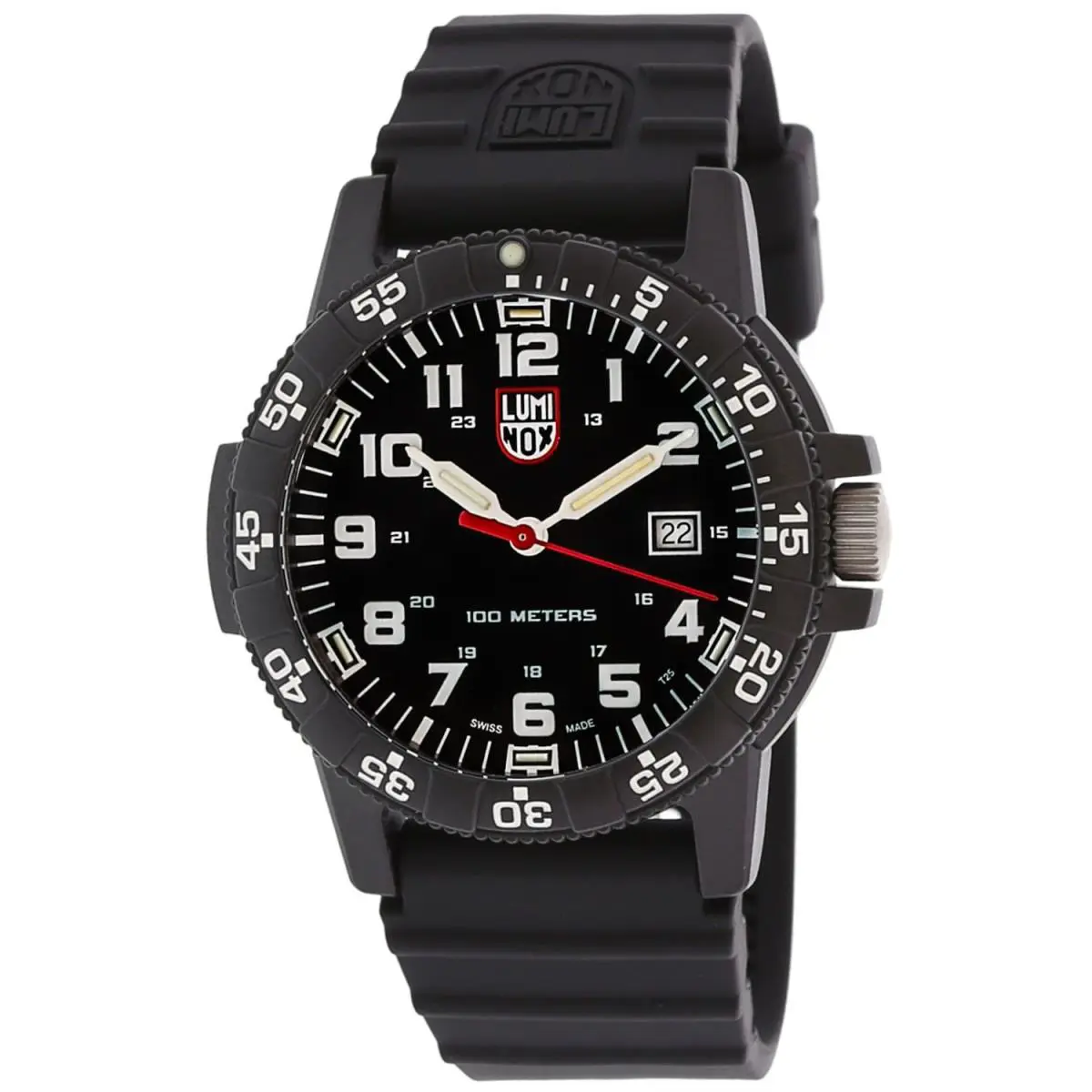 XS.0321.L Men`s Leatherback Sea Turtle Giant Series 44mm Watch Black by Luminox