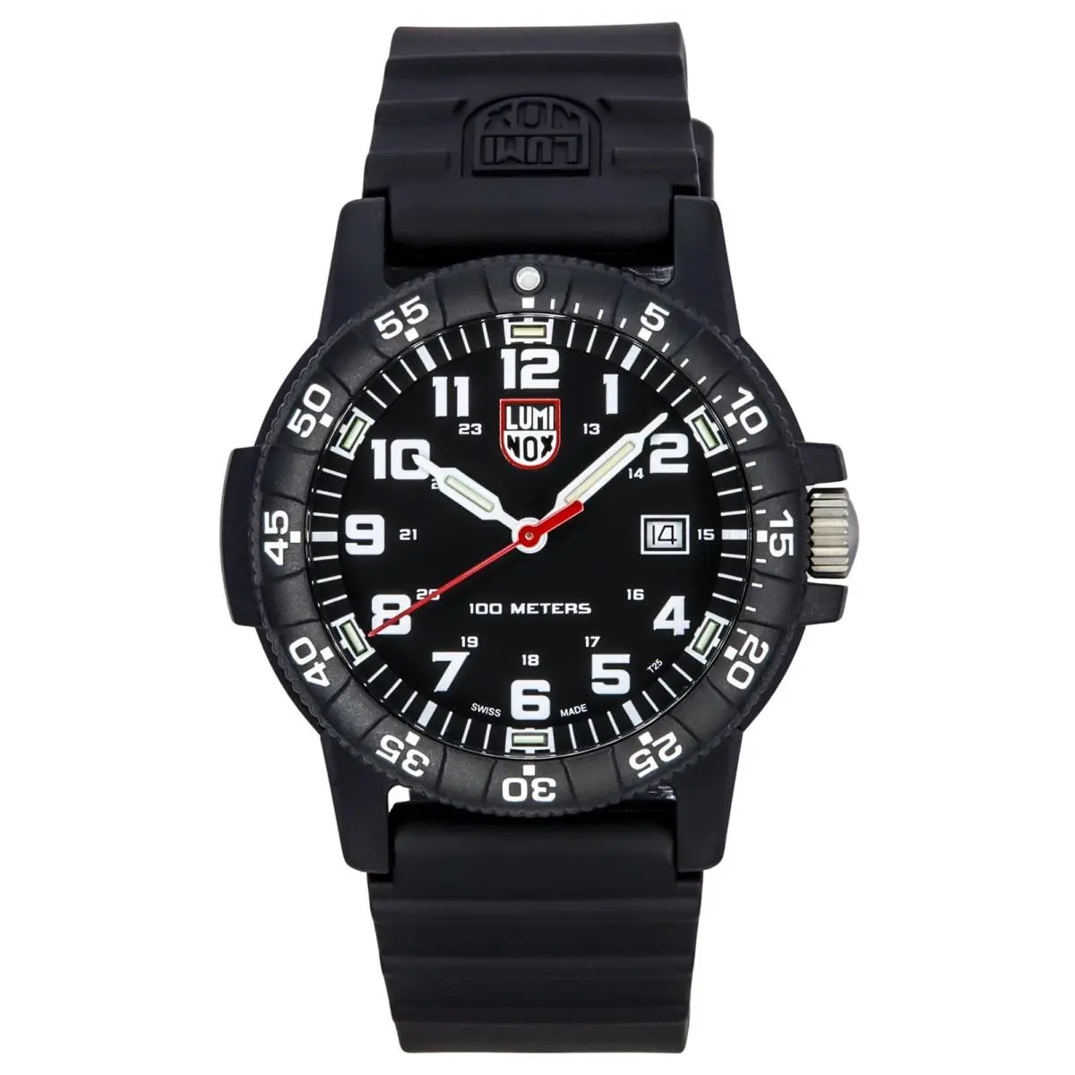 Leatherback Sea Turtle Black Dial Quartz 100M XS.0321.L Men`s Watch by Luminox