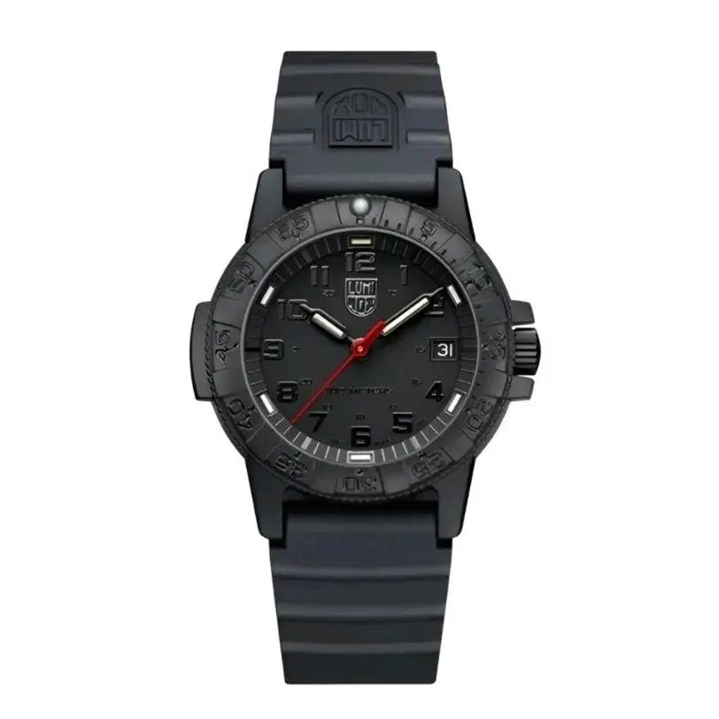 Luminox 39mm Watch Leatherback Sea Turtle Giant Black Strap Dive XS.ZC01.BO
